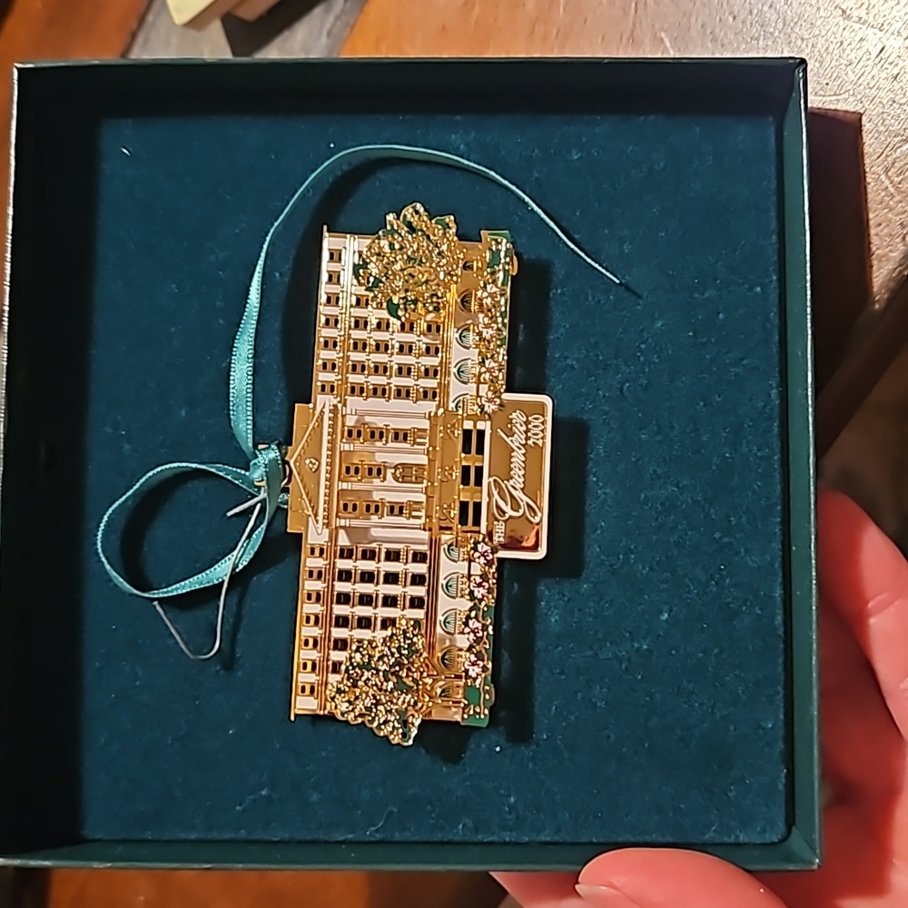 Greenbrier Christmas ornament